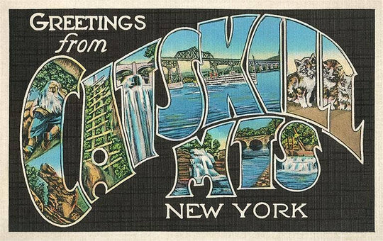 Art Print NS-769 Greetings from the Catskill Mountains, New