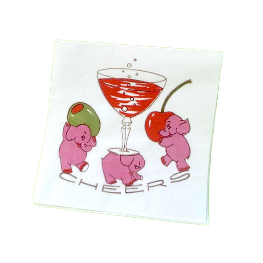 CHEERS cocktail napkins