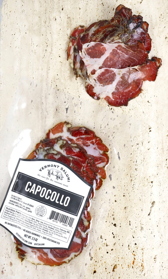Vermont Salumi Capocollo Sliced Pork