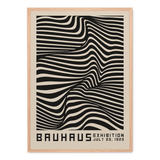 Bauhaus Zebra Abstract: 18x24 Inches