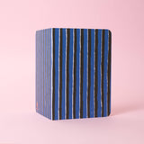 Shaggy Stripes Pattern B6 Blank Notebook from Egg Press