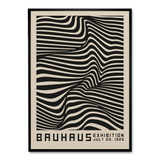 Bauhaus Zebra Abstract: 18x24 Inches
