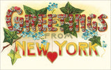 Greetings from New York Postcard