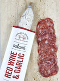 Vermont Salumi Red Wine & Garlic - Salami Chub