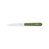 In stock 9/15: Opinel Essentials Serrated Kitchen Knife in Dark Green