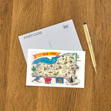 Greetings from New York Postcard