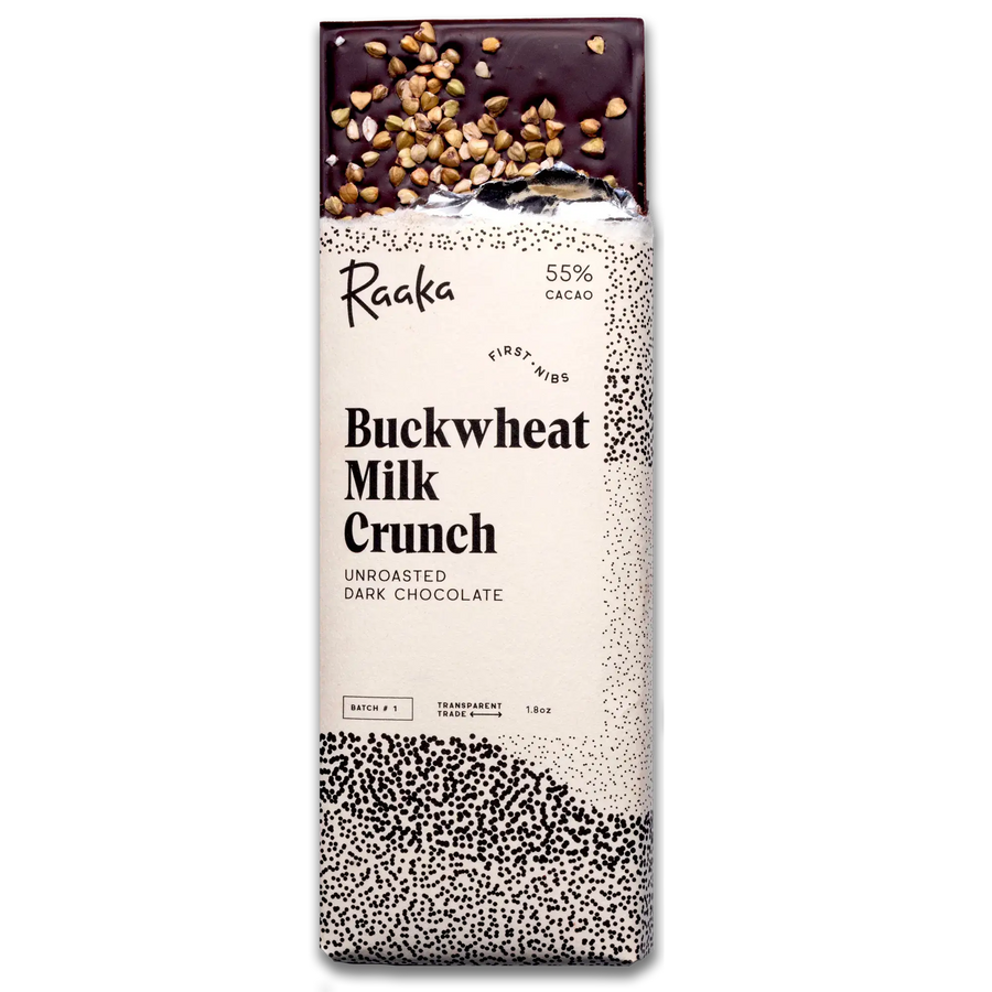 Raaka Buckwheat Milk Crunch Chocolate Bar - Limited Edition
