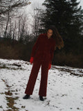 Vintage Orange Corduroy Jacket