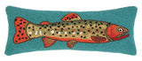 In stock May 10: Trout Right Hook Pillow - Suzanne Nicoll