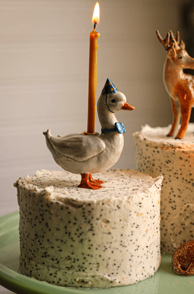 Back in stock! Blue Goose Cake Topper