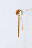 Gold-Plated Stainless Steel Stirring Spoon: S