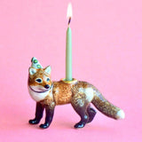 Red Fox Porcelain Cake Topper