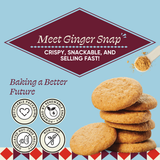 Ginger Snap Cookies | Premium Snacks | 12 pack | 5oz