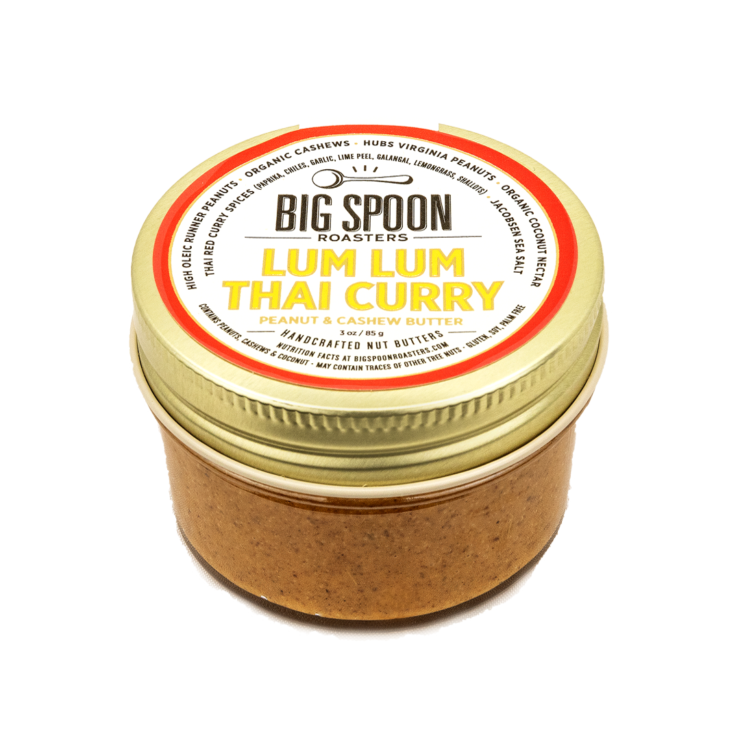 Lum Lum Thai Curry Peanut & Cashew Butter: 13oz Jar