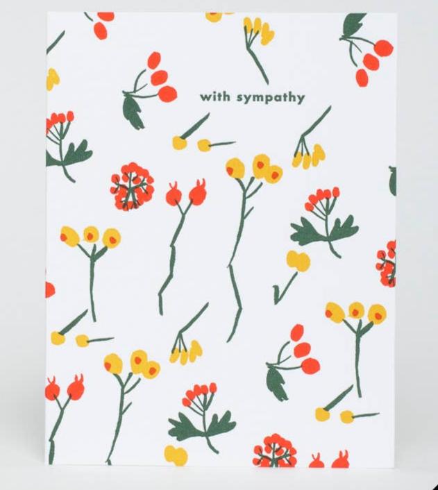 Berry Sympathy Card