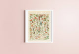 Fleurs Pours Tous by Adolphe Millot (French Flower Poster I): 13x19 Inches