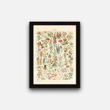 Fleurs Pours Tous by Adolphe Millot (French Flower Poster I): 13x19 Inches