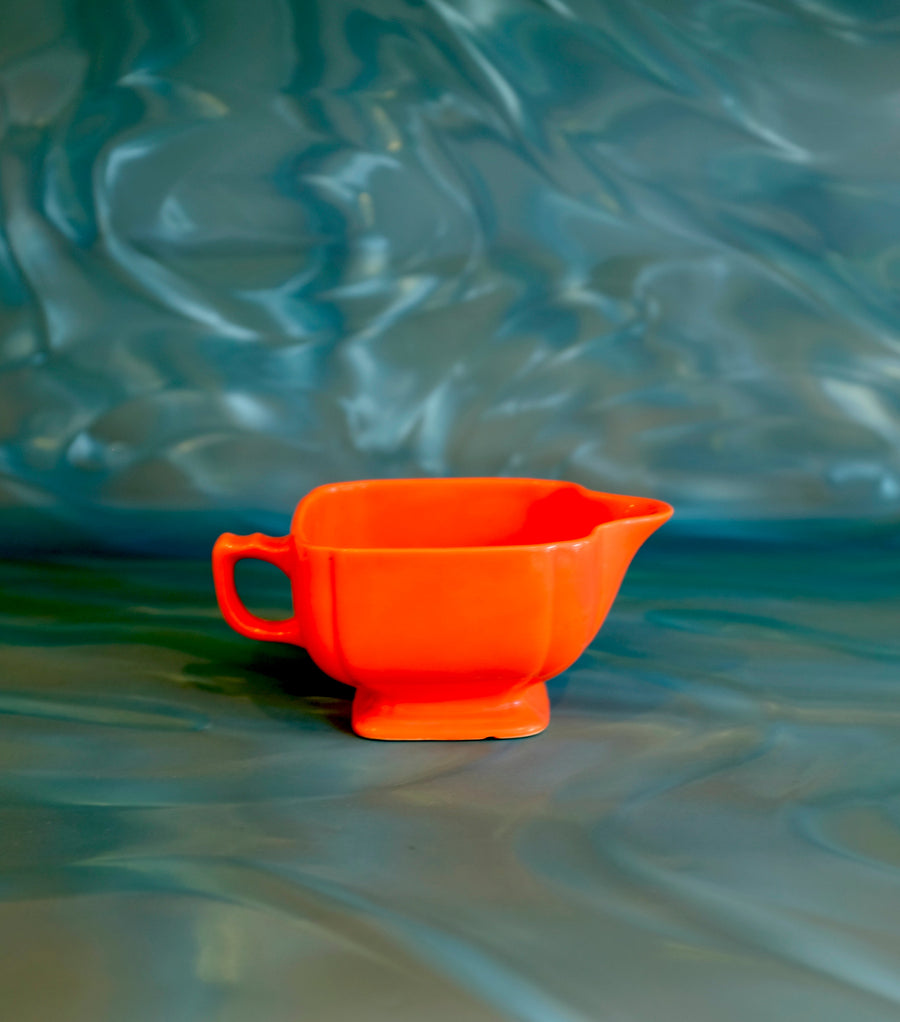 Orange Fiestaware Creamer