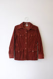 Vintage Orange Corduroy Jacket