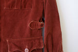 Vintage Orange Corduroy Jacket