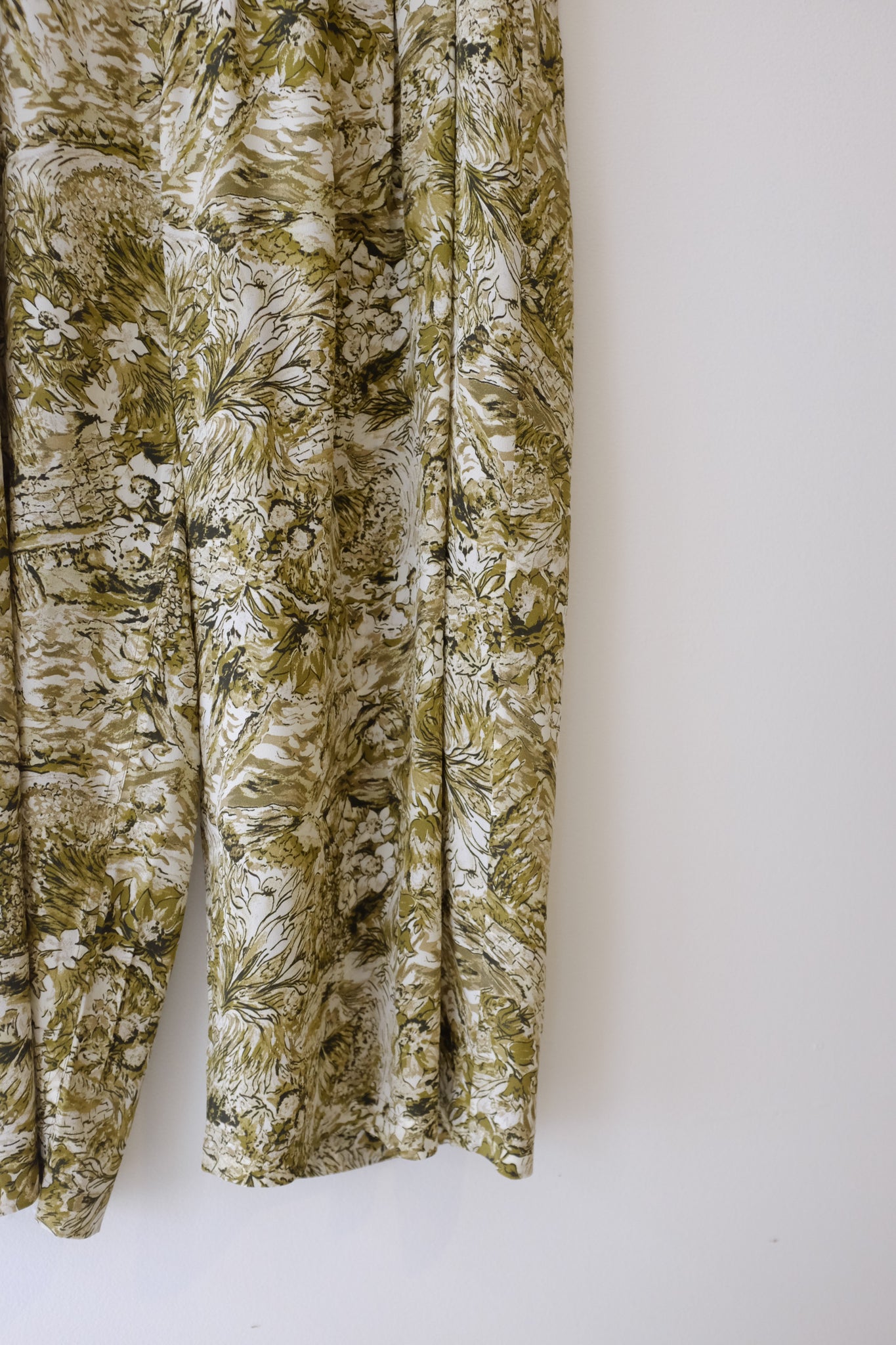 Rachel Comey Silk Patterned Wide Leg Pants