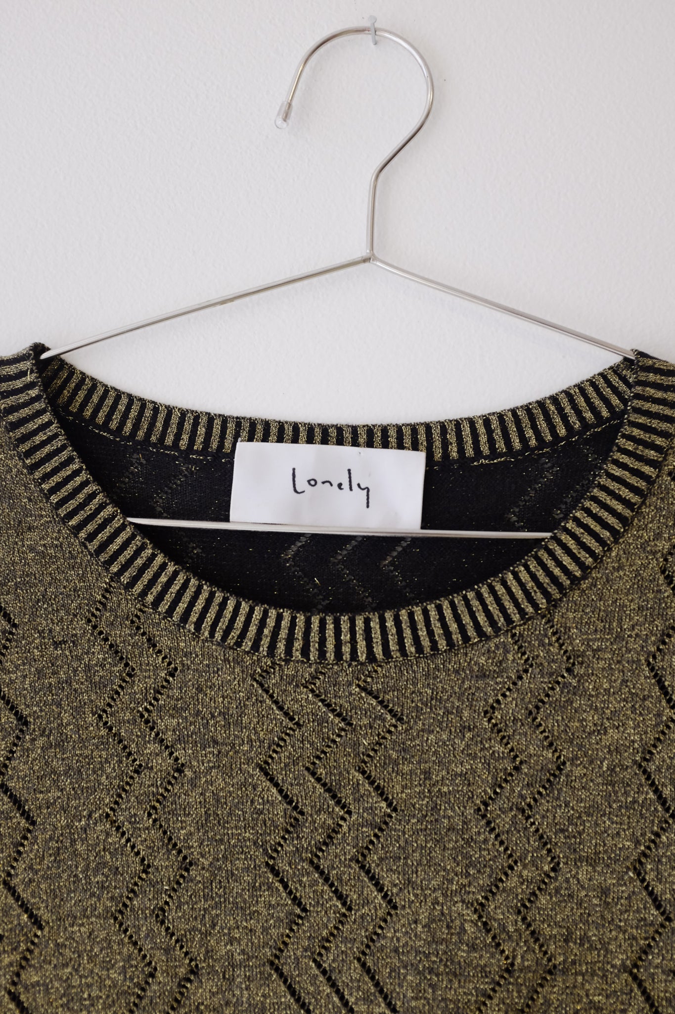 Lonely Label Gold Knit Top