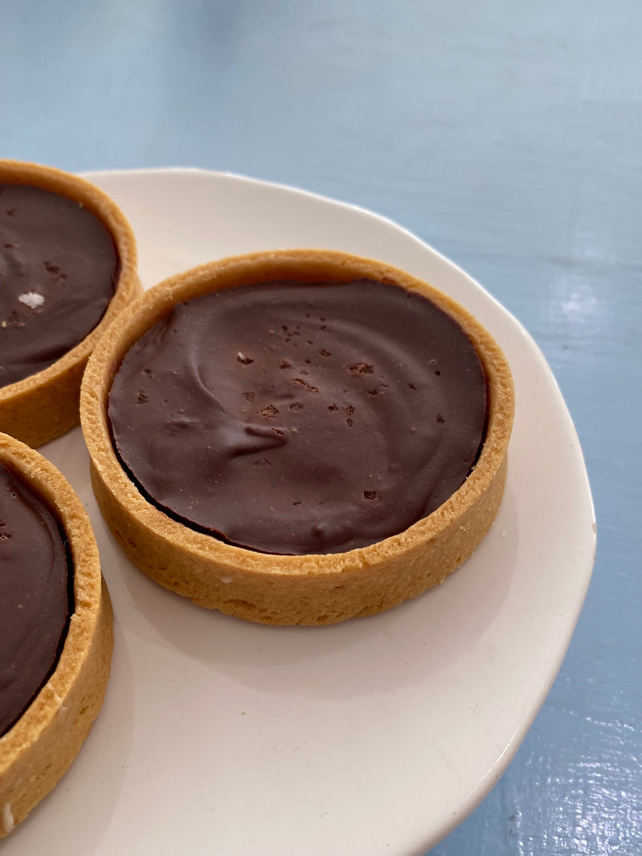 Dark Chocolate Ganache Tarts