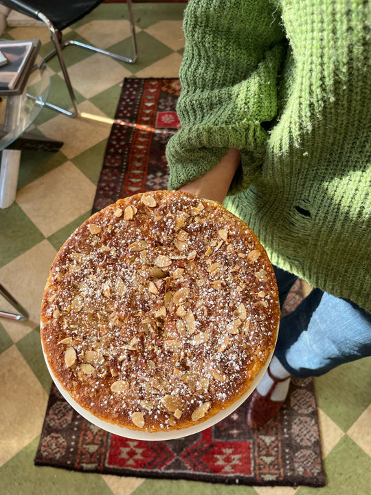 Full Almond Cardamom Fruit Cake (Gluten Free)