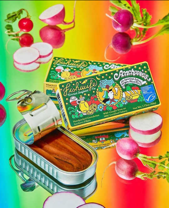 Preorder: Fishwife Cantabrian Anchovies in Extra Virgin Olive Oil