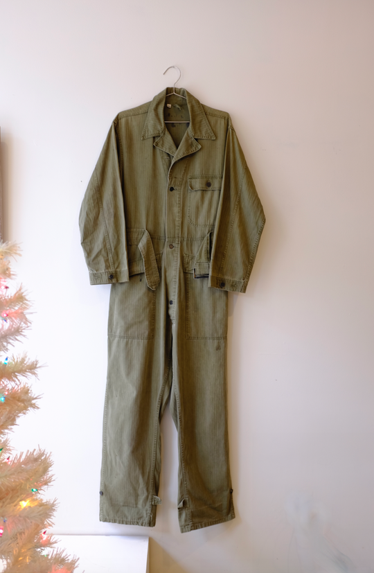 Vintage Green Jumpsuit