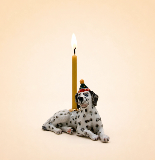 Dalmation Porcelain Cake Topper