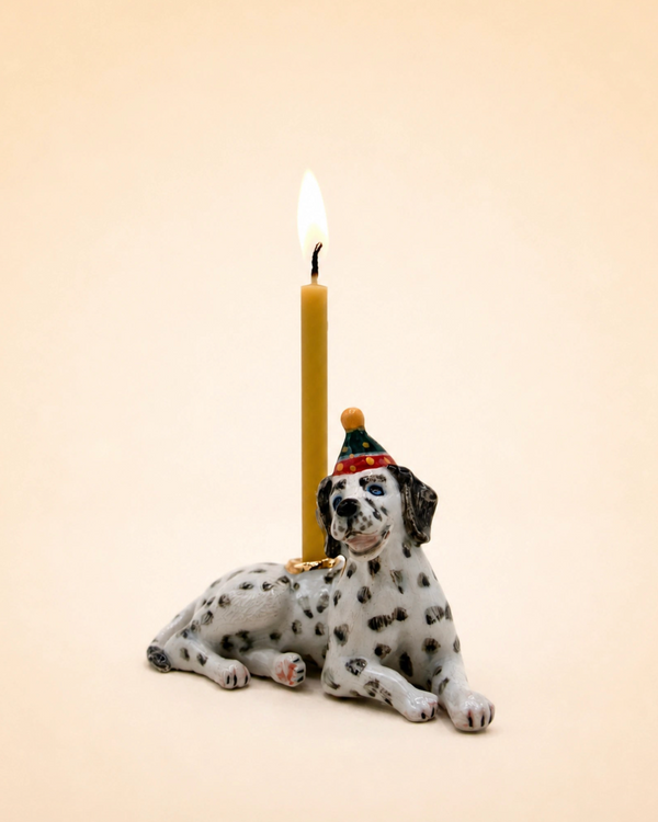 Dalmation Porcelain Cake Topper