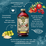Preorder: Portland Soda Syrups Pomegranate Cherry Syrup