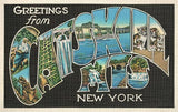 Art Print NS-769 Greetings from the Catskill Mountains, New