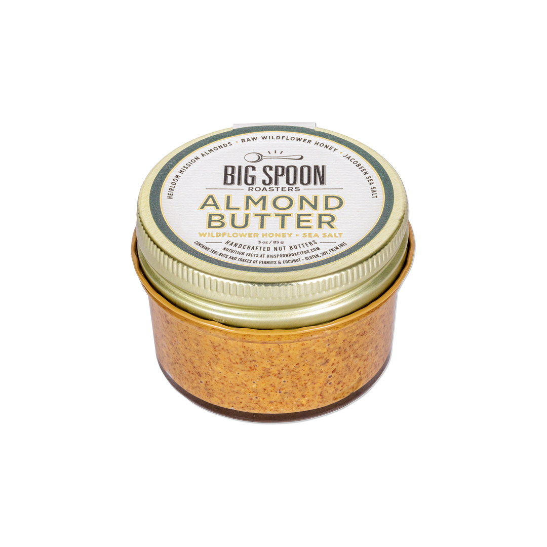 Almond Butter with Wildflower Honey: 13oz Jar
