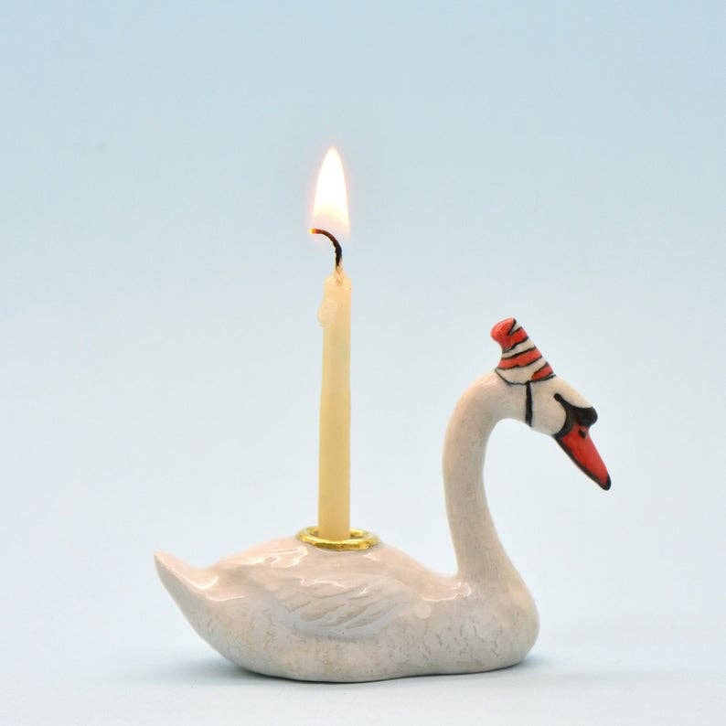 Back in Stock!  Swan Cake Topper