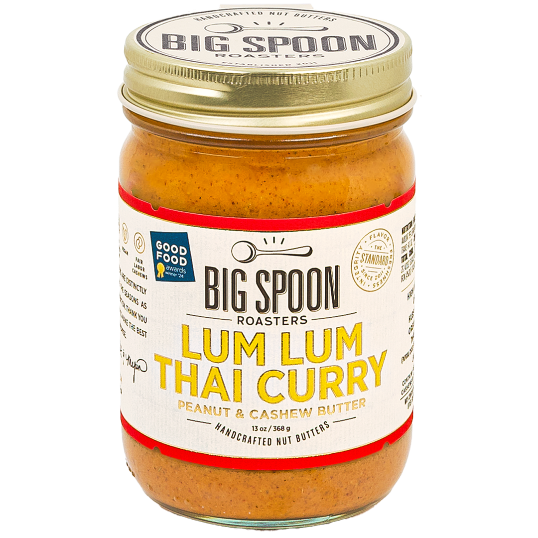 Lum Lum Thai Curry Peanut & Cashew Butter: 13oz Jar