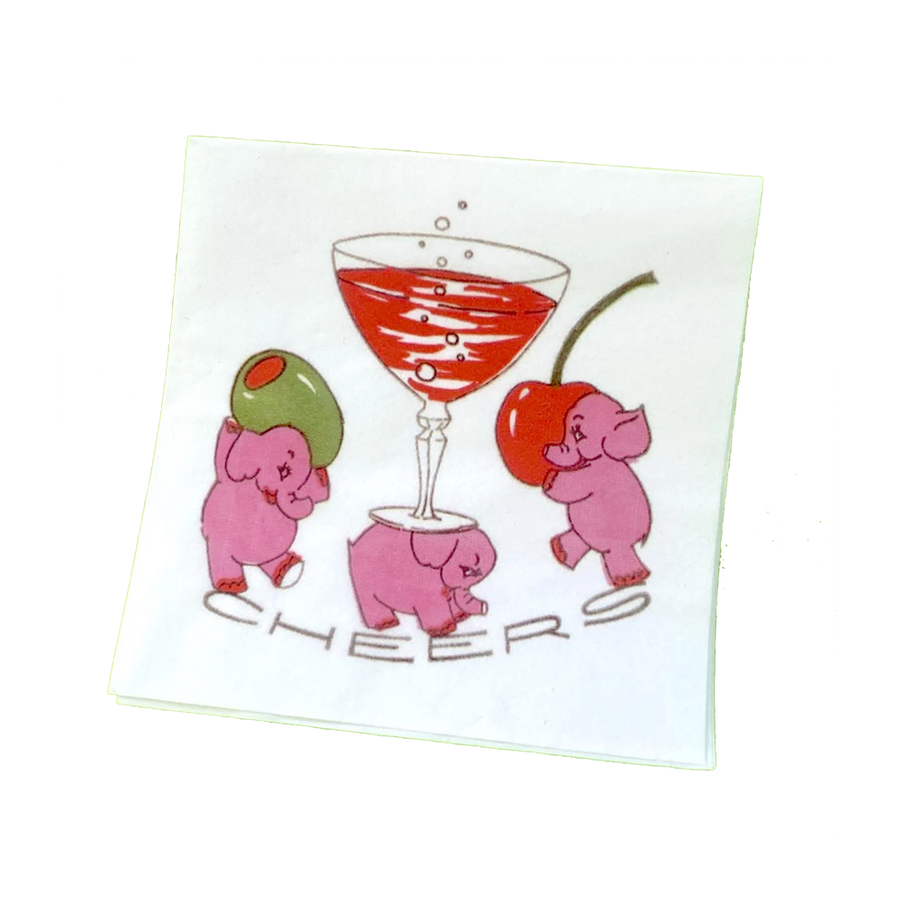 CHEERS cocktail napkins