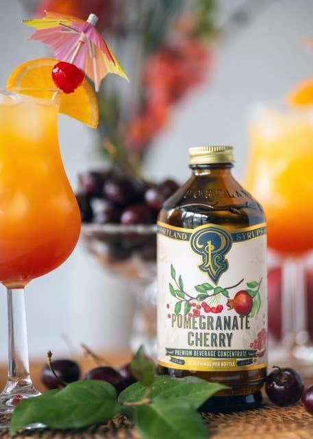 Portland Soda Syrups Pomegranate Cherry Syrup