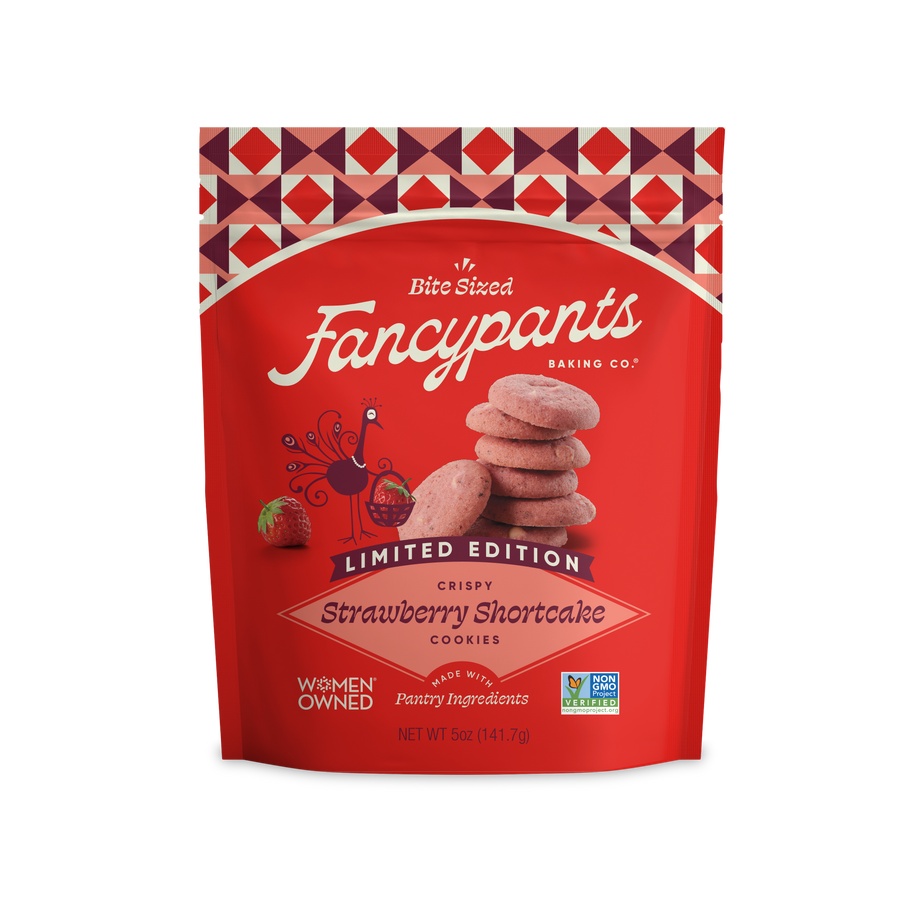 Fancy Pants Strawberry Shortcake Cookies