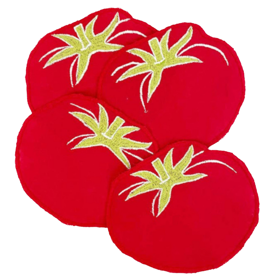 Preorder: Tomato Cocktail Napkins, set of 4