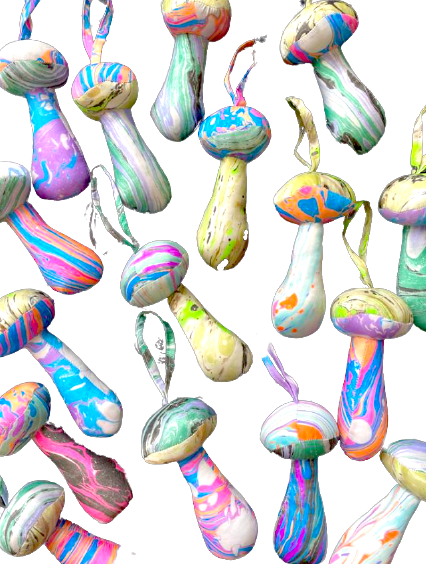 MYFAWNWY mushroom ornaments
